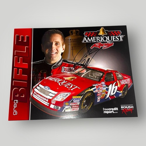 Greg biffle autographed hero - biffle,