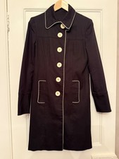 Topshop Black Coat UK 10 Used Good Condition