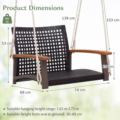 Outdoor patio wicker single - outdoor,