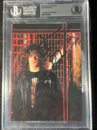 Signed autographed metallica - autographed,
