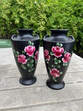 OLD COURT WARE WILLIAM LOWE L WLL VICTORIAN PORCELAIN VASES C.1895 SEE PICTURES