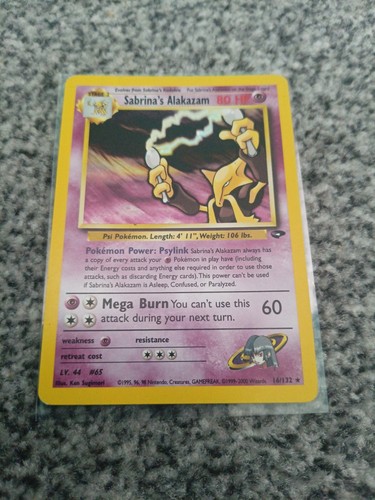 Pokémon alakazam tcg - alakazam, gym