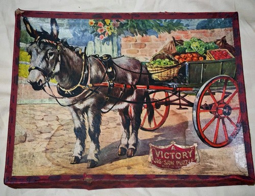 Vintage victory wooden jigsaw - vintage,