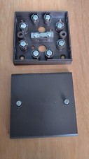 Burglar Alarm Junction box 8 way leaf tamper 65 x 65 x 17mm  Brown