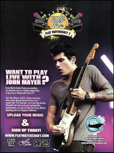 John mayer 2009 mayercraft - john,