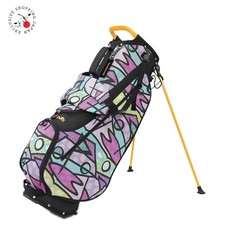 Loudmouth Golf Carry Stand Bag 8.5 x 47" Lightweight 5-way 2025 Golf Trip Purple