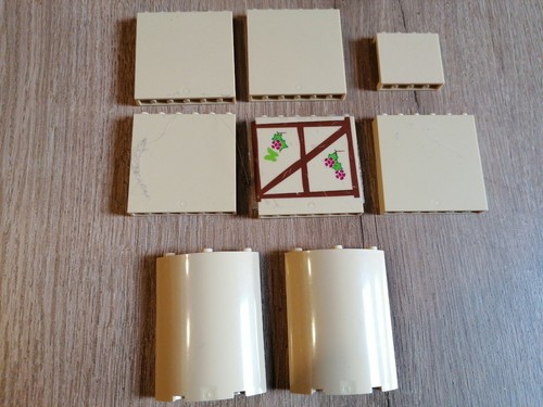 Lego brown wall - wall, ref