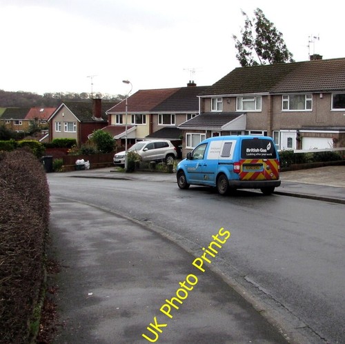 Photo 6x4 british gas van - van, in