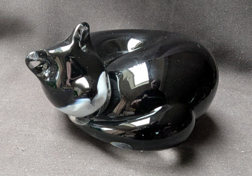 Langham glass cat - cat, figurine