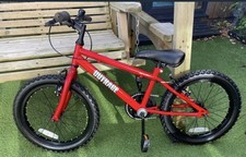 Apollo Outrage Boys 18”  Red And Black  Mountain Bike