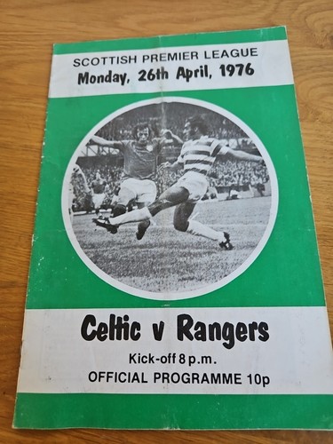 Celtic home programmes - home, 1960s