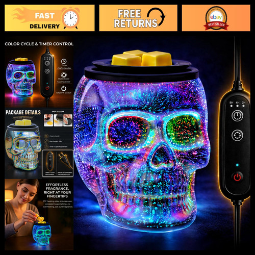 Color changing skull wax melt - skull,