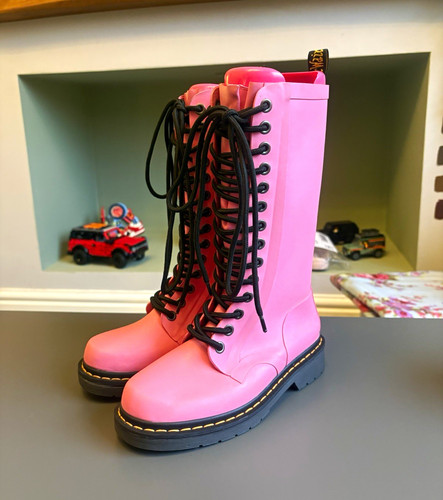 Martens drench pink rubber - dr,