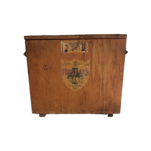 Vintage wooden first aid case - vintage,