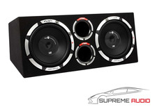 VIBE SLICKCBR12TA Subwoofer Enclosure 12 in 2400Watt Twin Active Car Audio Sub