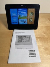 Wireless Weather Station Calendar Indoor Outdoor Thermometer Hygrometer