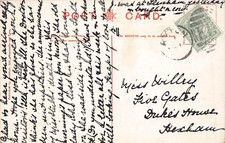 FAMILY HISTORY  POSTCARD - WILLEY - HEXHAM FIVE GATES DUKES HOUSE