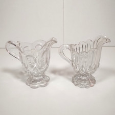 Manganese Clear Glass Jugs