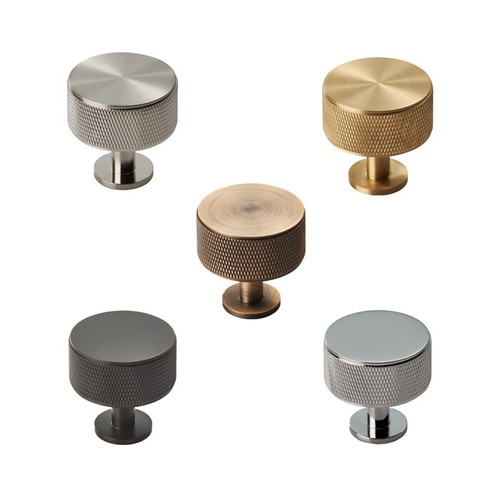 Solid brass knurled radio - brass,