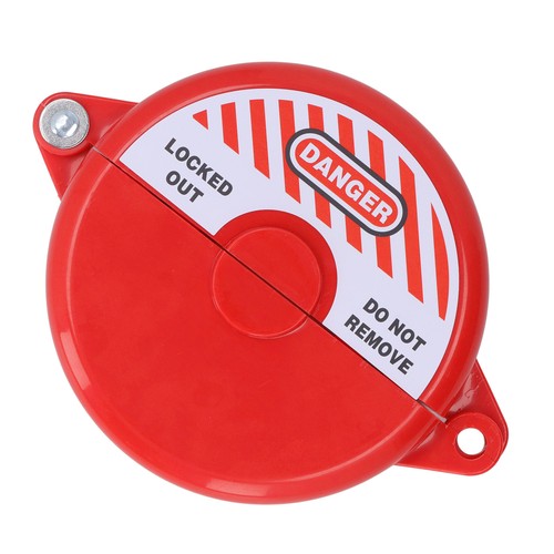 Red security valve lock abs - security,
