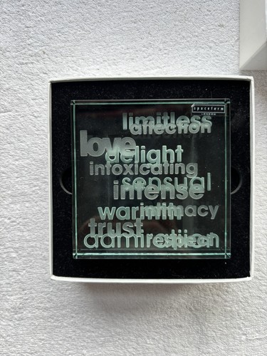 Spaceform glass token - glass,