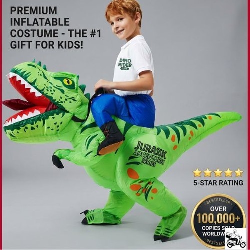 Kids rex inflatable - kids, t-rex