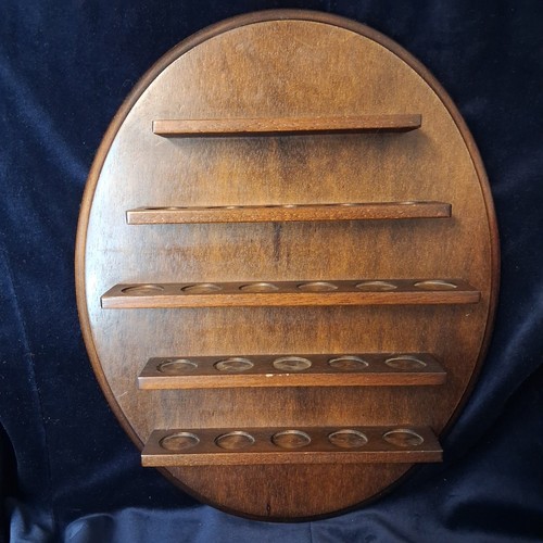 Vintage wooden oval - , thimble