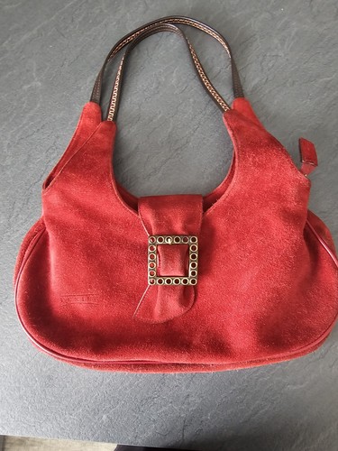 Vintage texier red leather - red, &