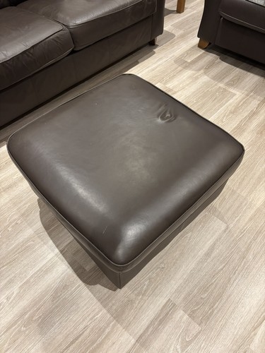 Brown leather abbey - m&s,