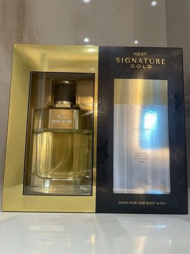 Next signature gold mens gift - gold,