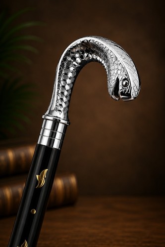Chrome snake head vintage - chrome,