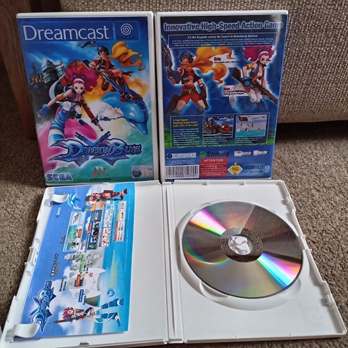 Sega dreamcast dolphin blue - sega,