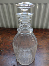 Vintage Cut Glass Ring Necked