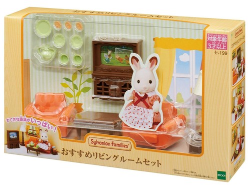 Sylvanian families living - families, room