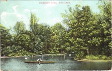 Finsbury park lake - lake, to