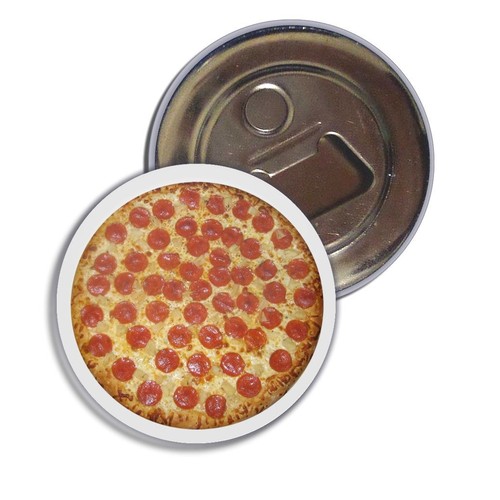 Pepperoni pizza fridge magnet - pepperoni,