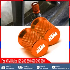 Orange For KTM Duke 125 200 390 690 790 990 Tyre Valve Air Dust Caps Cover New