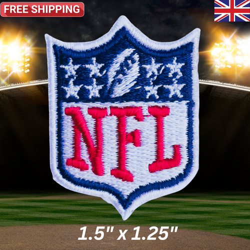 Nfl shield logo - nfl, embroidered
