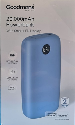 New goodmans power bank - power,