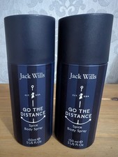 Jack Wills Go The Distance Spice Body Spray 2 x 150ml - Discontinued - Unused