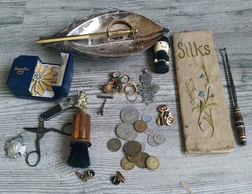 Job lot antique vintage gold - job,