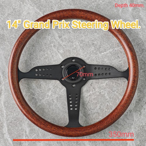 Wood steering wheel - wood,