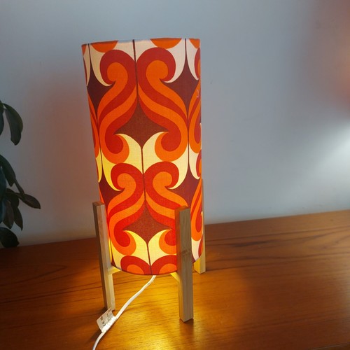 Retro 70s style rocket lamp - 70s,