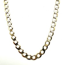 9ct Gold Curb Chain Solid Gold