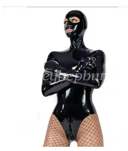 Latex rubber gummi catsuit - rubber,