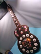 Retro Wooden Guitar Wall Clock WALL ART
