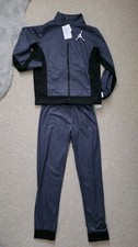 Brand New Nike Air Jordan Boys Grey Black Tracksuit Size XL, Age 13-15 Christmas
