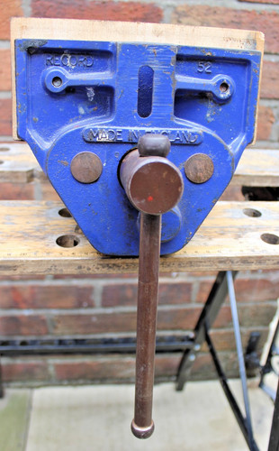 Vintage record bench vice - vintage, 52.