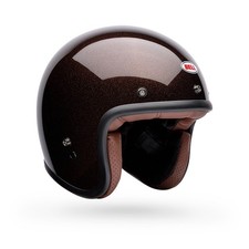 Bell Custom 500 Open Face Motorcycle Helmet - Flake Brown