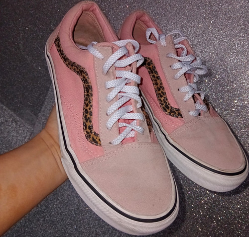 Vans old skool pink leopard - vans,